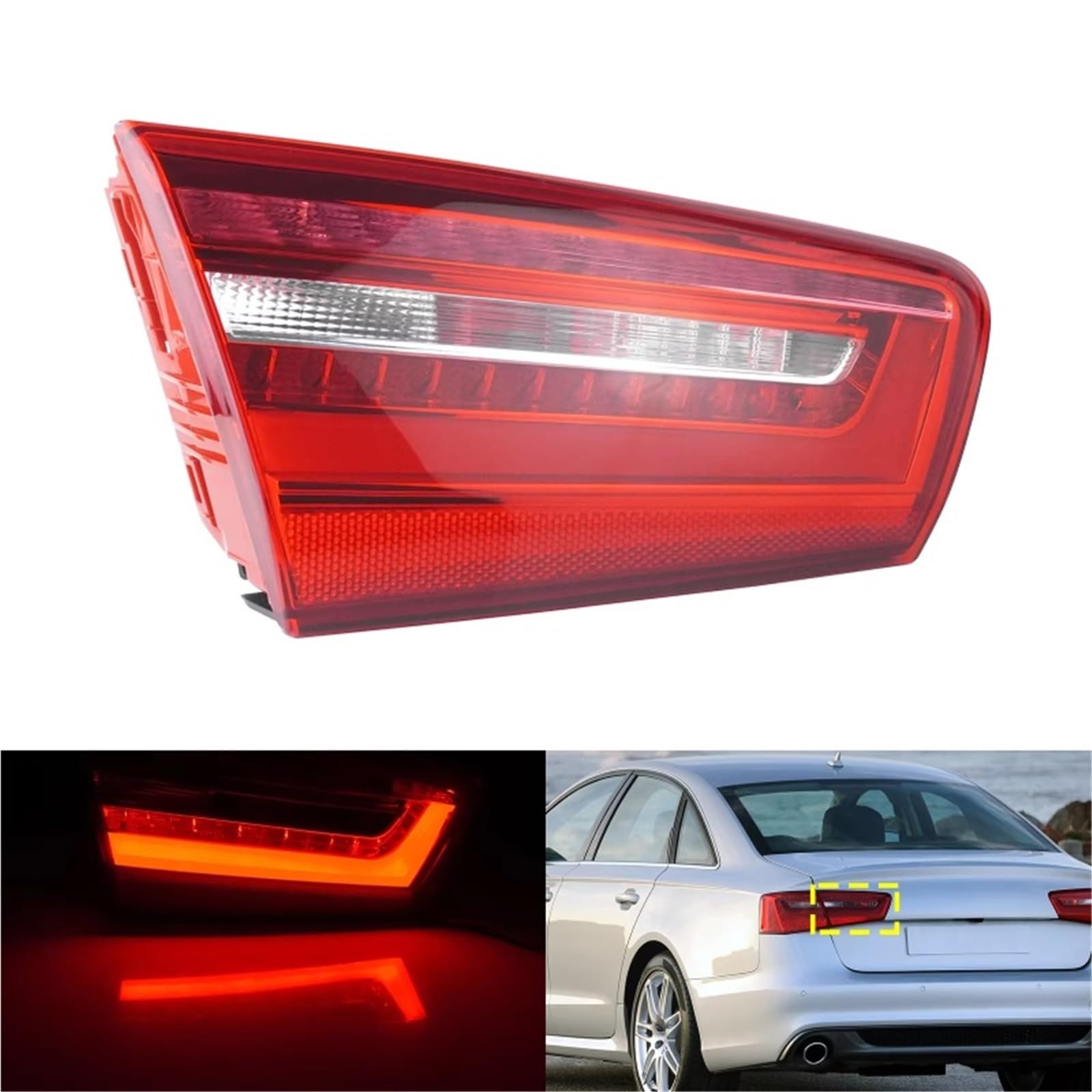 componente Compatibile Con Per A6 S6 C7 Berlina 2012 2013 2014 2015 Posteriore Sinistro Interno Coda Stop Luce Freno Accessori Auto OEM: 4G5945093B
