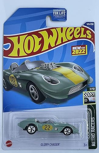 Hot Wheels - Glory Chaser - Retro Racer 7/10 [Verde azulado] 123/250