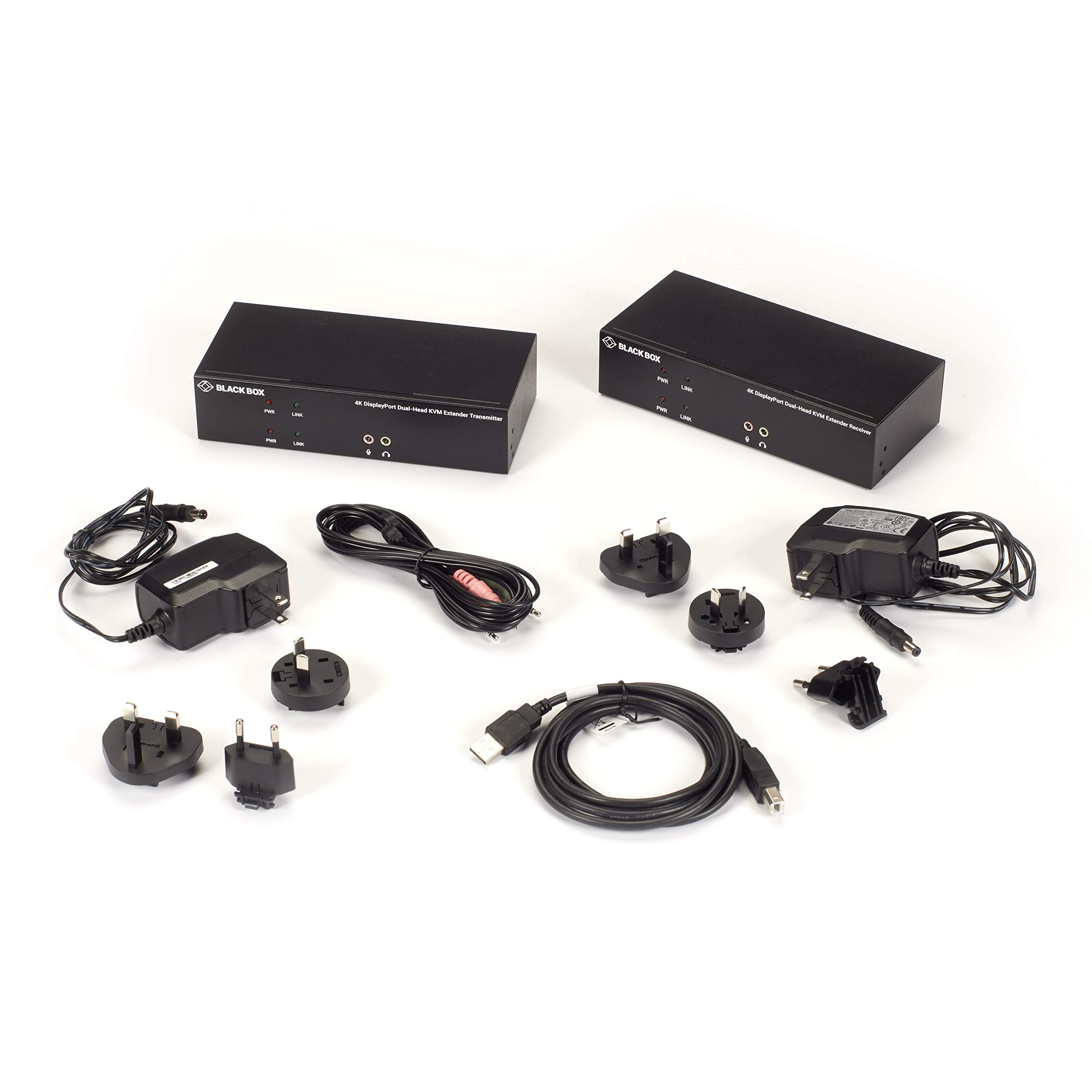 Amazon.com: Black Box KVM Extender over CATx - 4K, Dual-Head