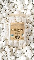 Vista 4 de India Tree Cubos de azúcar blanco de comercio justo sin OMG, contenedor de 1.1 libras, cubos de azúcar de caña pura de corte áspero para café, té