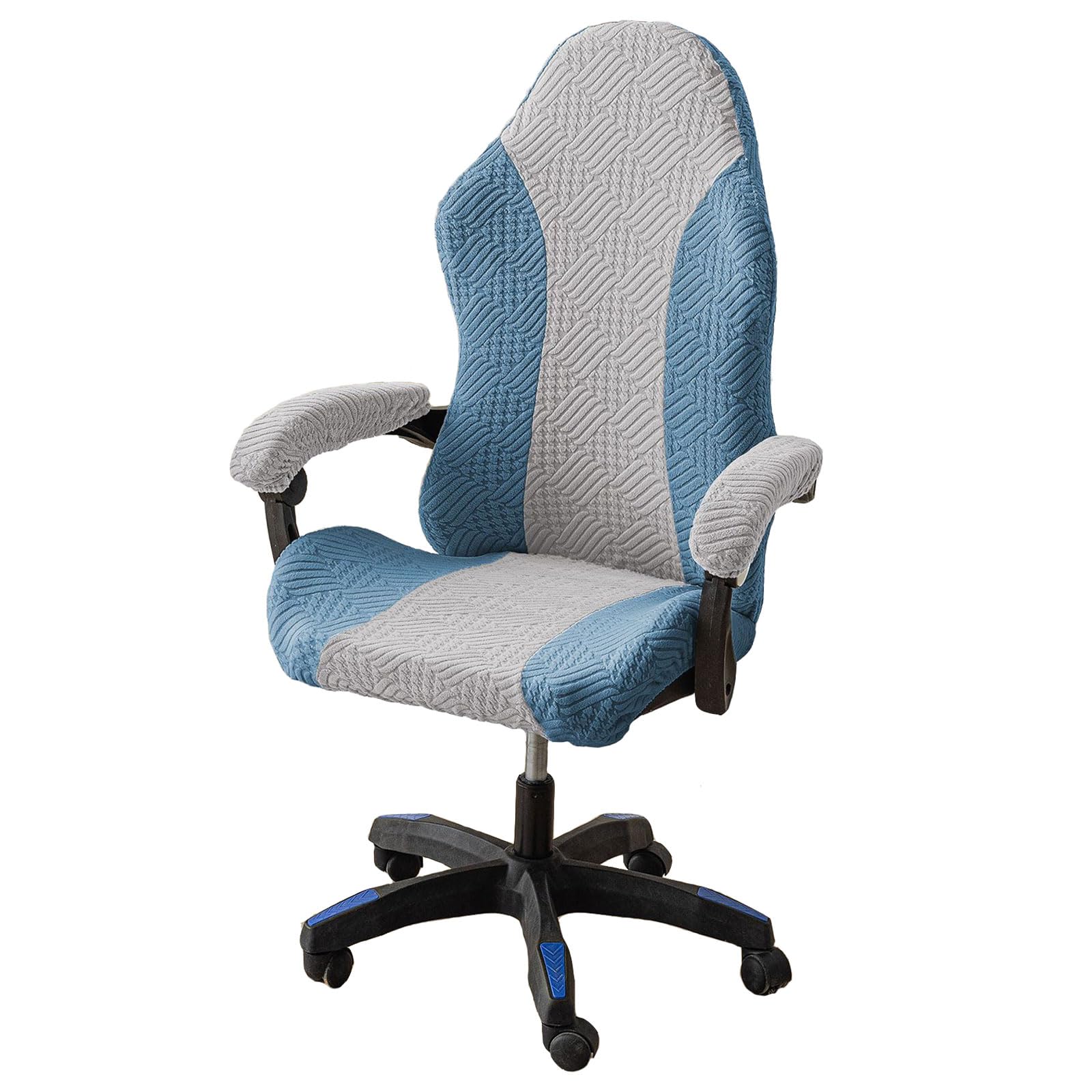 Koroda Style K-2 Gaming Chair Covers With Armrest Covers, Stretchable Gaming Computer Office Chair Seat Covers Slipcovers With Zipper Universal Ergonomic Rotating Armchair Covers (Style K-2)