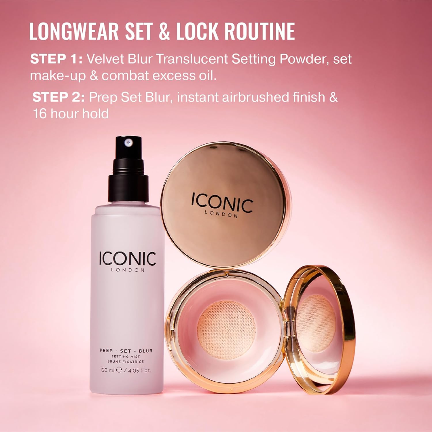 ICONIC LONDON Velvet Blur Translucent Setting Powder | Velvet Finish, Hydrating Loose Powder with Hyaluronic Acid Spheres | Cruelty-Free, Vegan Makeup - Image 8
