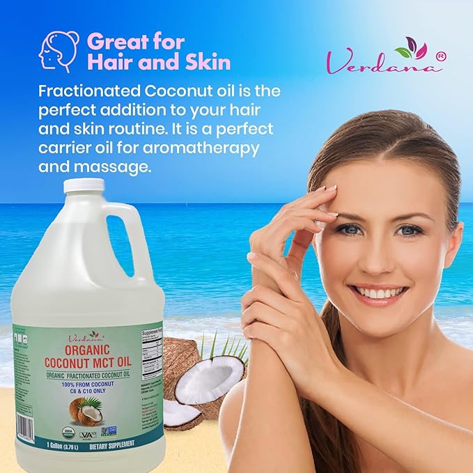Aceite de Coco Orgánico MCT Verdana - 1 Galón miniatura 6
