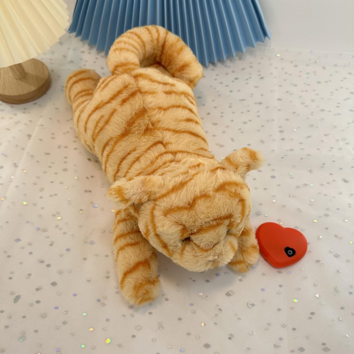 Seyrnicay Stuffed Animal With Heartbeat | Plush Heartbeat Puppy Behavioral Training Toy - Pet Calming Puppy Behavioral Training Aid Toy Pet Sleep Companion Pillow for Puppy Dog Cat Kitty Pets 10 71fSpsOjq3L. AC SL1500