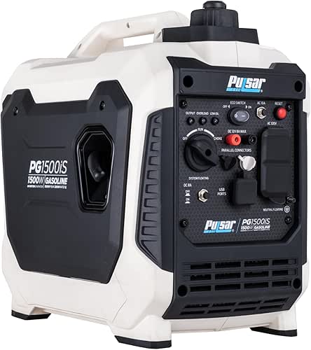 Pulsar 1,500W Quiet Portable Inverter Generator