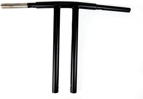 Dominator Industries TB16FLAT Barra en T estilo club de 1.25 pulgadas, 16 pies, negro plano