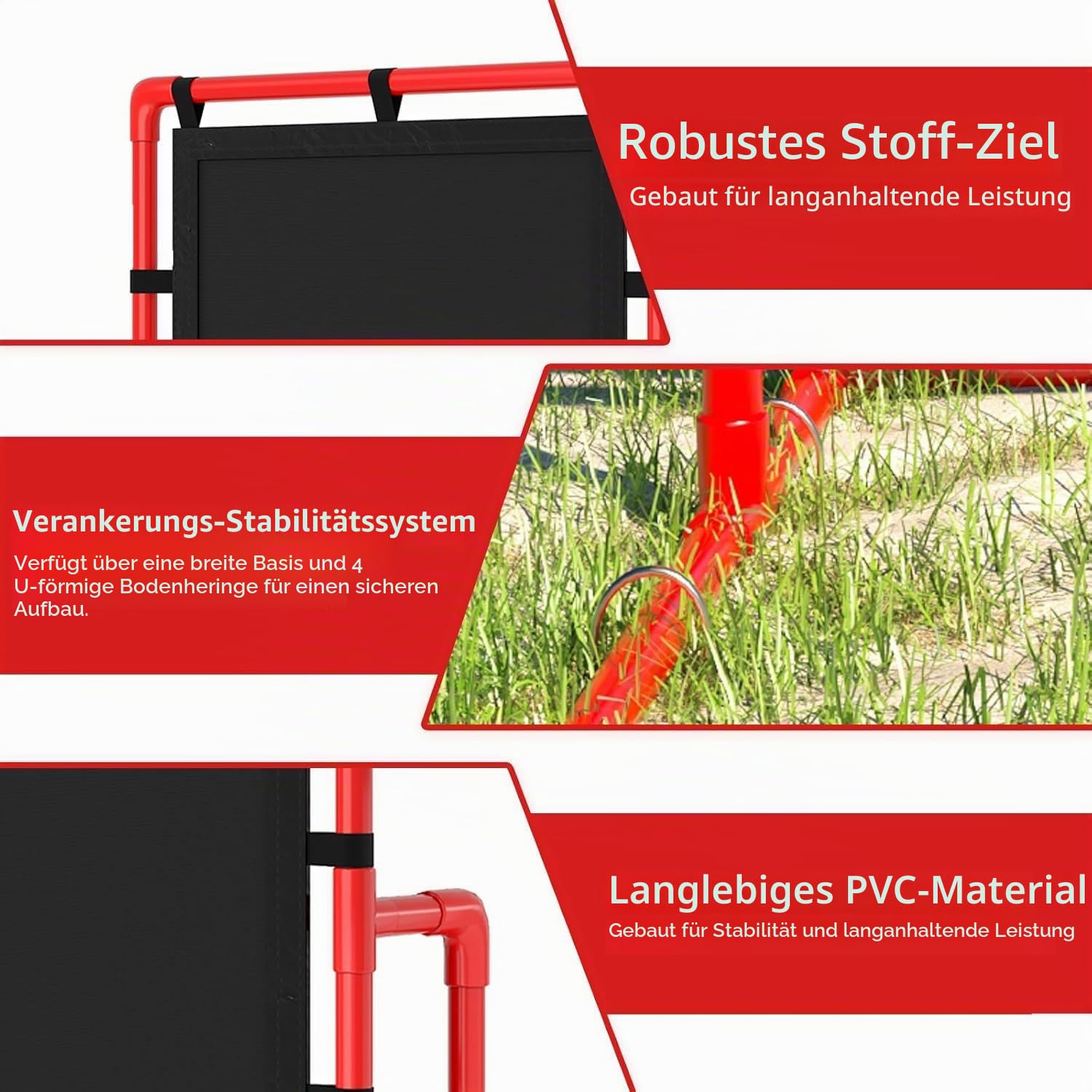 Baseball Strike Zone Target | Kompatibel Mit Plastikballspielen & Blitzball | Langlebiger Stabiler Rahmen + Strapazierfähiger Stoff | Praktisches Baseball-Schlagtrainingsgerät