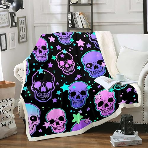 Juego de edredón de perros lindos para niños, 40 x 50 pulgadas, manta de cachorro de carlino de dibujos animados para cama para niñas y niños,