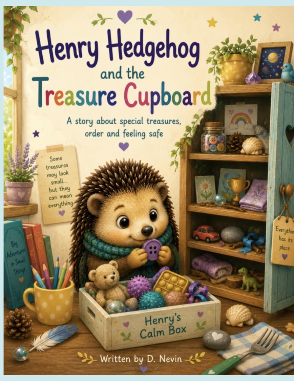 henry hedgehog and the treasure cupboard: A gentle story about autism, routines and learning to cope with life