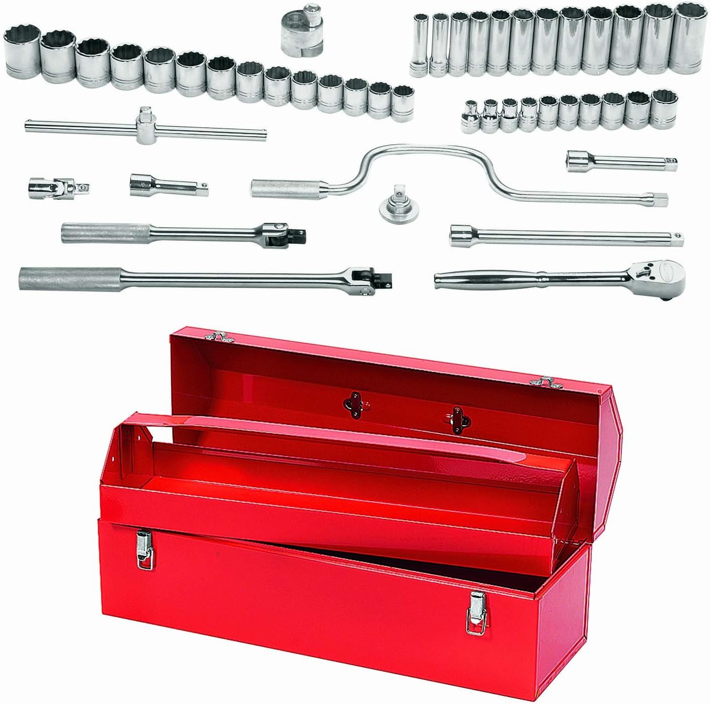 Juego de 47 Herramientas Williams MSS-47TB 1/2 Pulgadas con Caja
