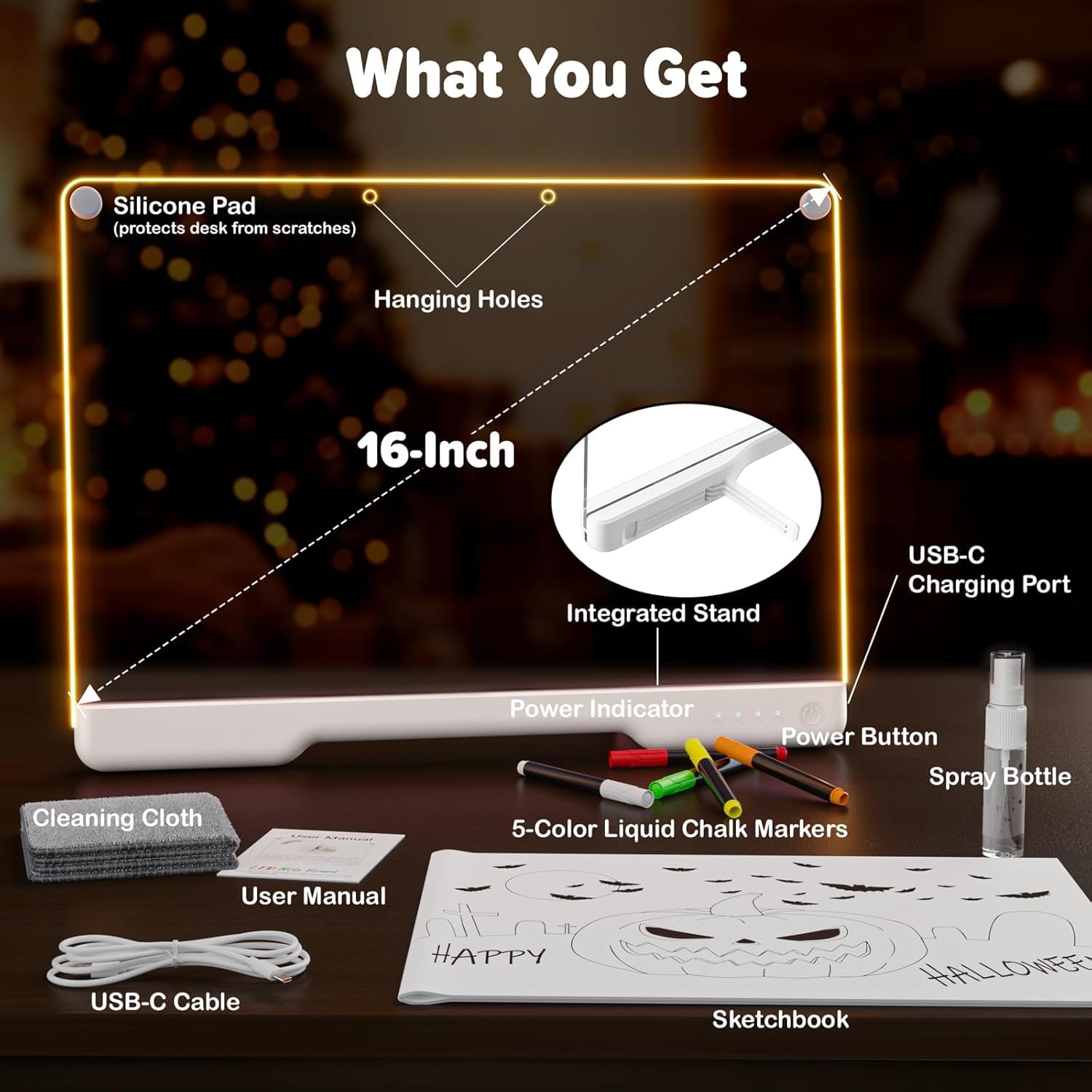 VEYRON Lumi Board: Rechargeable LED Drawing Pad -2 VEYRON Lumi Board: Rechargeable LED Drawing Pad -2