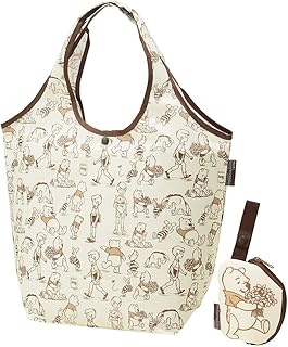 スケーター(Skater) ポーチ付 ショッピングバッグ エコバッグ 横420×縦320×マチ180mm くまのプーさん KBS42P-A