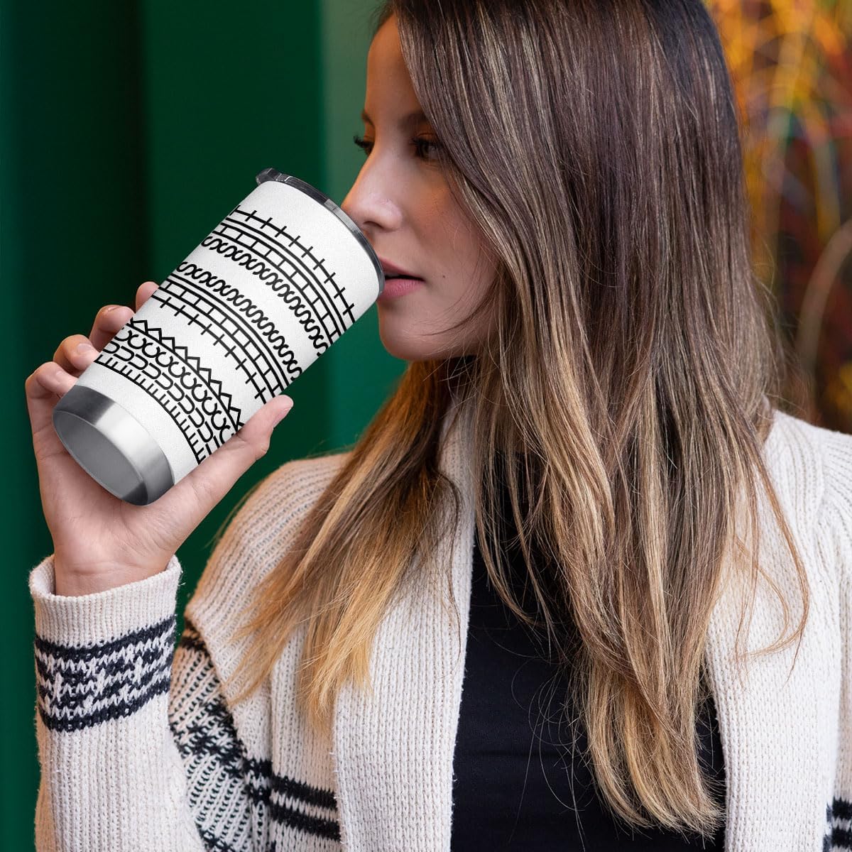 Pawfect House Hidden Message 20 Oz Stainless Steel Tumbler, Funny Gift For Stress Relief, Office or Home Drinkware, Funny Office Gifts For Coworkers, Work Besties, Hidden Message Coffee Mug (White) - Image 4