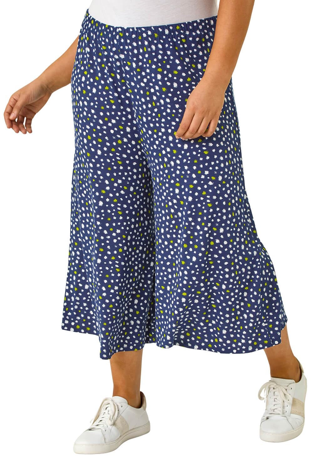 Roman - Women's Culottes - Navy - Size 22-24