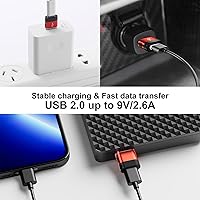 Vista 35 de USB to USB C Adapter,USBA to USBC Adapter,Type C Female to USB A Male Adaptor,USB-A Adapters,USBC Converter for iPhone 16 15 Multi