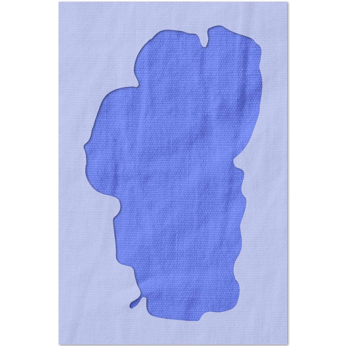 Pochoir Lac Tahoe en plastique Mylar 14 mm Stencil Stop pour peinture artisanale