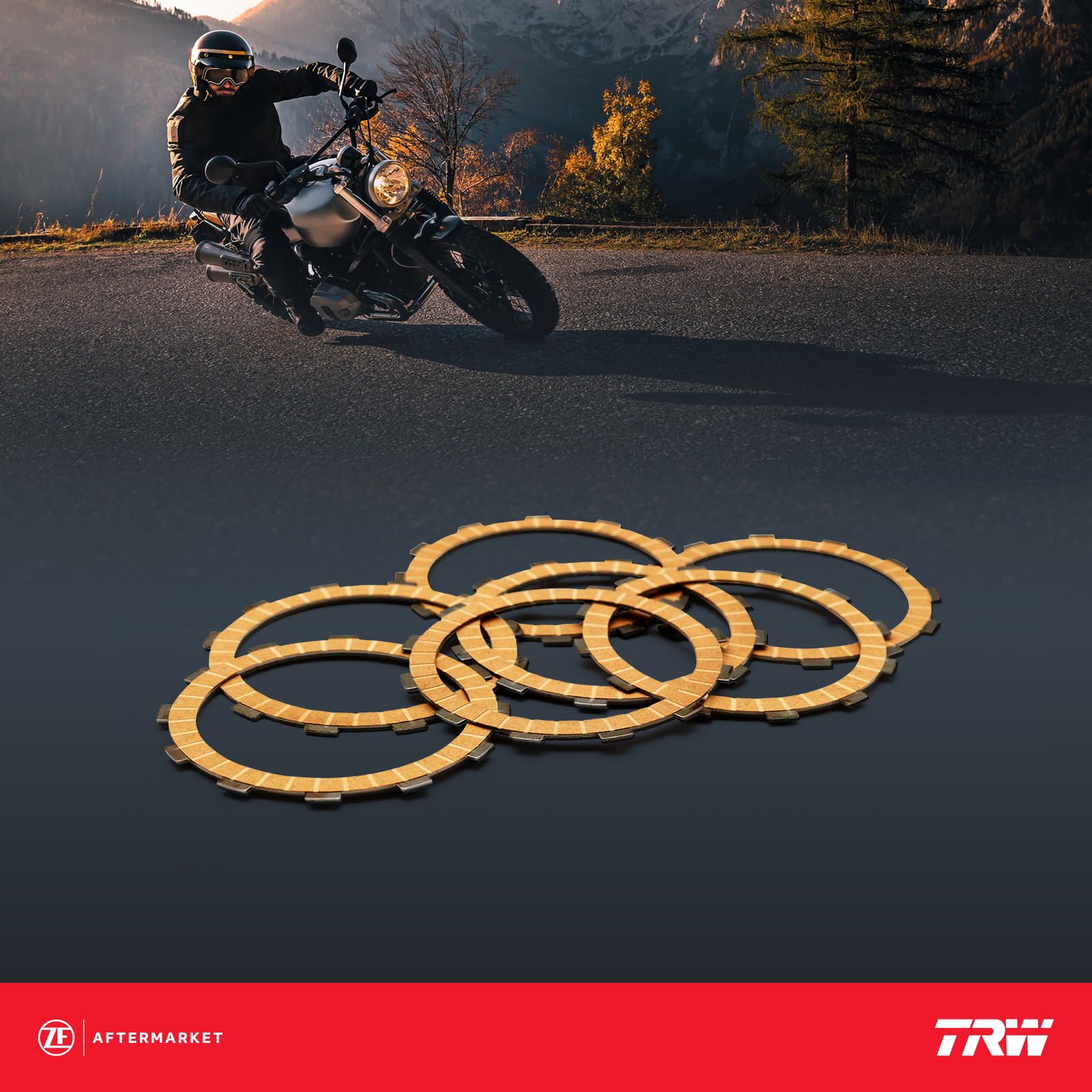 TRW MCC504-7 Belaglamellensatz für KTM Motorcycles EXE 2000-2001 und andere Motorräder