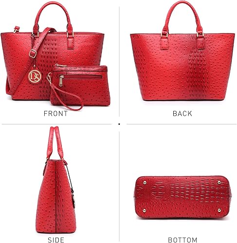 Miniatura 9 de DASEIN - Bolsa de mano para mujer bolsa tipo bandolera asa superior bolsa plana para trabajar