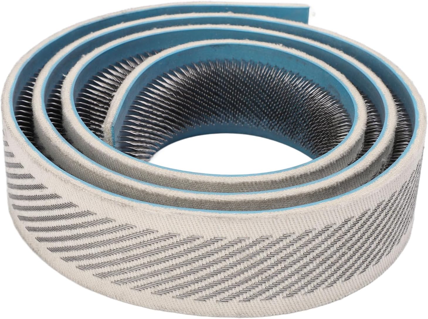 Gripper Strip Rubber 1m x 3.2cm for Tufting Frame, Cross Stitch Embroidery Gripper Strip with Curved Steel Brush Design, Rug Hooking Supplies for Punch Needle Frame and Craft Proje