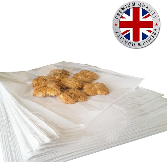 100 Film Fronted/Front Cellophane Window Sandwich Food Paper Bags 7" x 7" (175mm x 175mm)