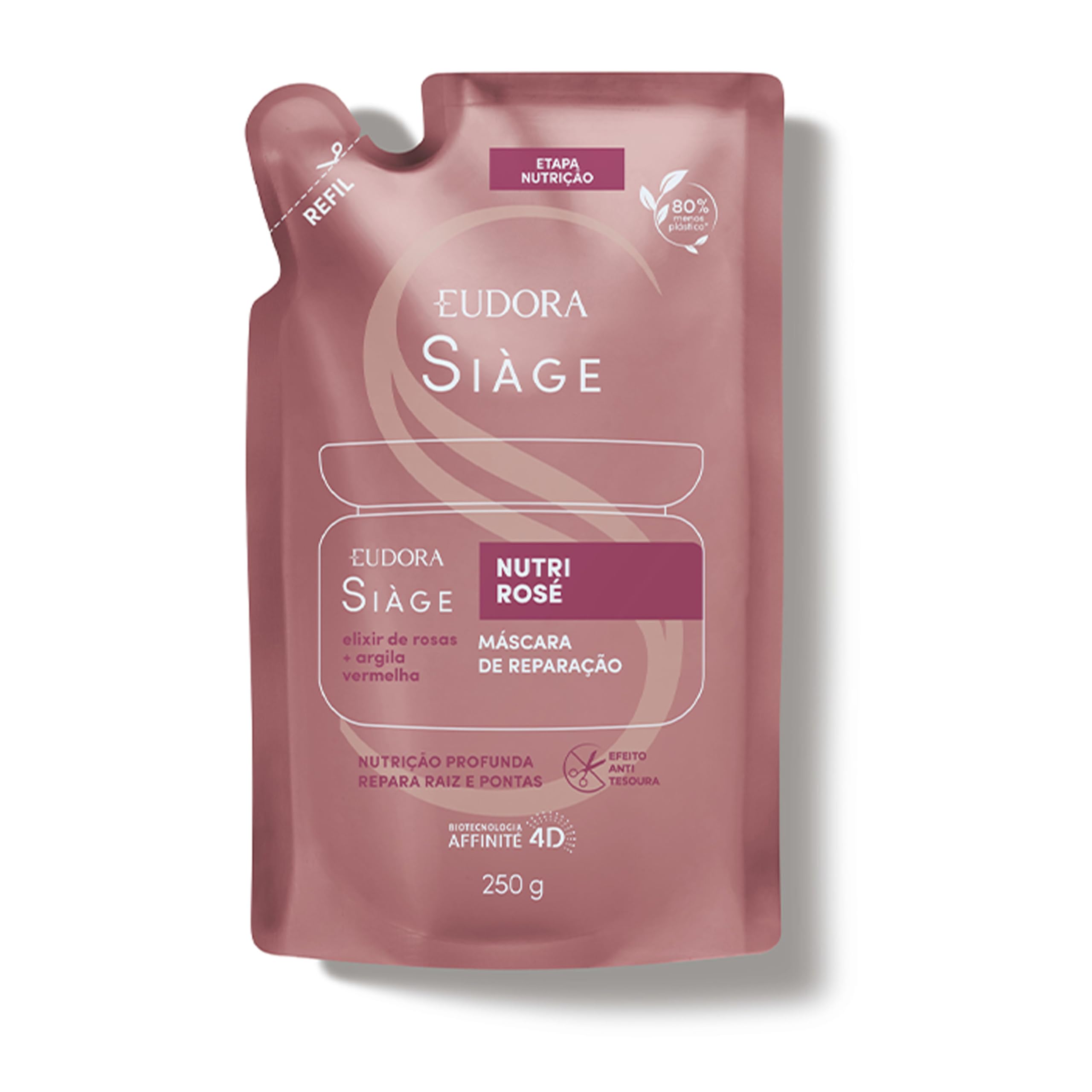 SIAGE REFIL MÁSCARA CAPILAR NUTRI ROSE 250g