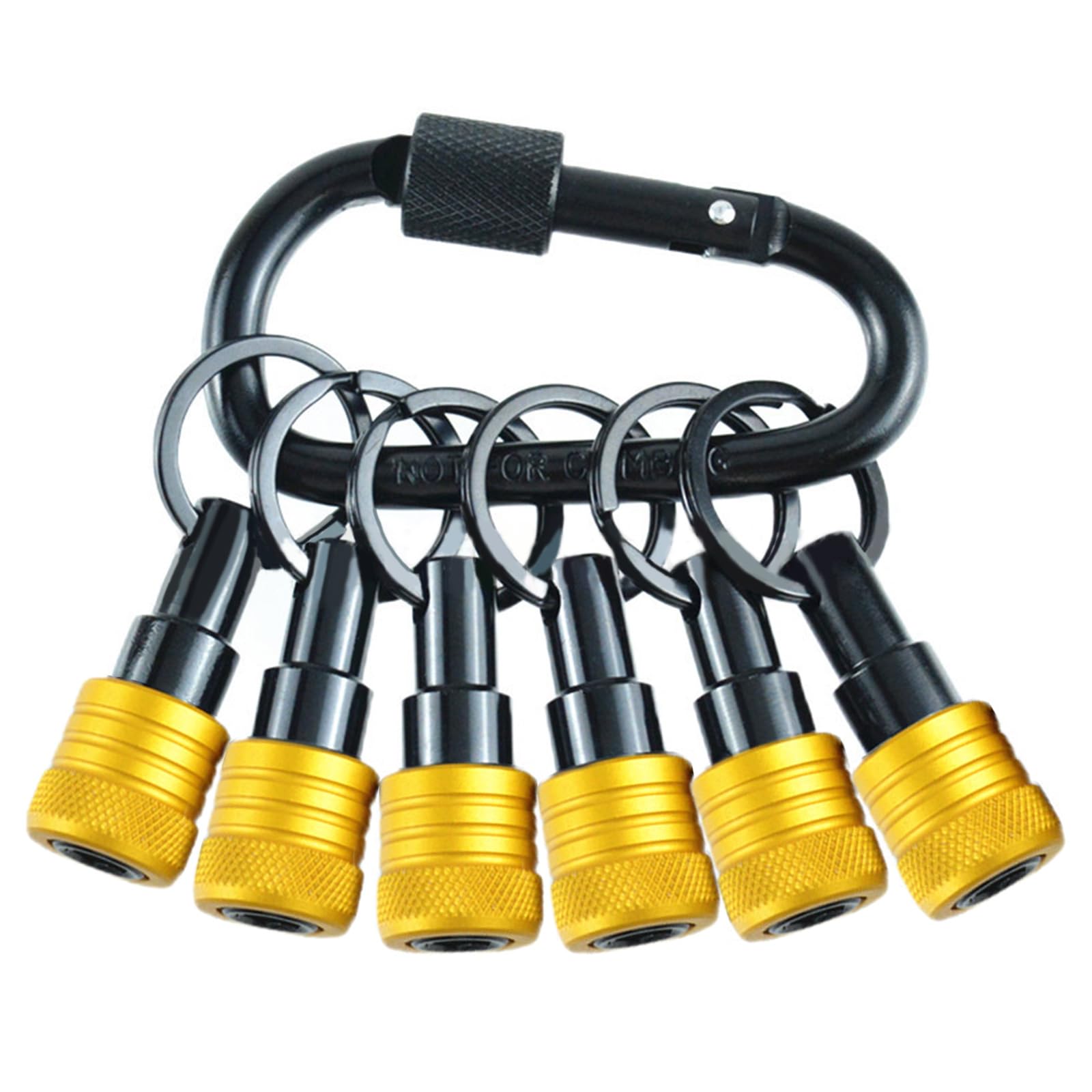 6pcs 1 / 4inch Hexagonal Shanks Sockets Bit Holders Set Screwdriver Bit Holders Set Multifunction for Easy Storage & Tran Screwdriver Storage