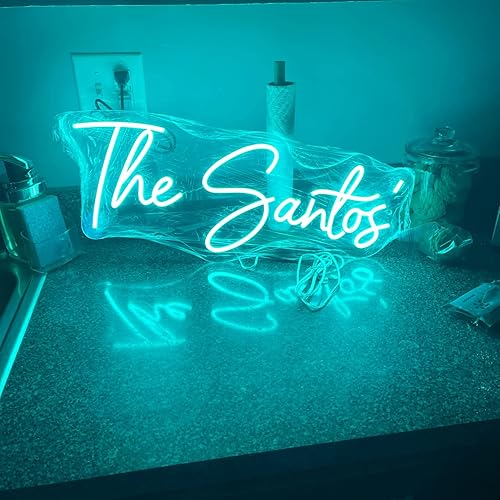 Miniatura 4 de FIREOCITY - Letreros de luces LED de neón, personalizables, para fiesta, boda, cumpleaños, hogar, dormitorio, uso en interiores, varios tamaños,