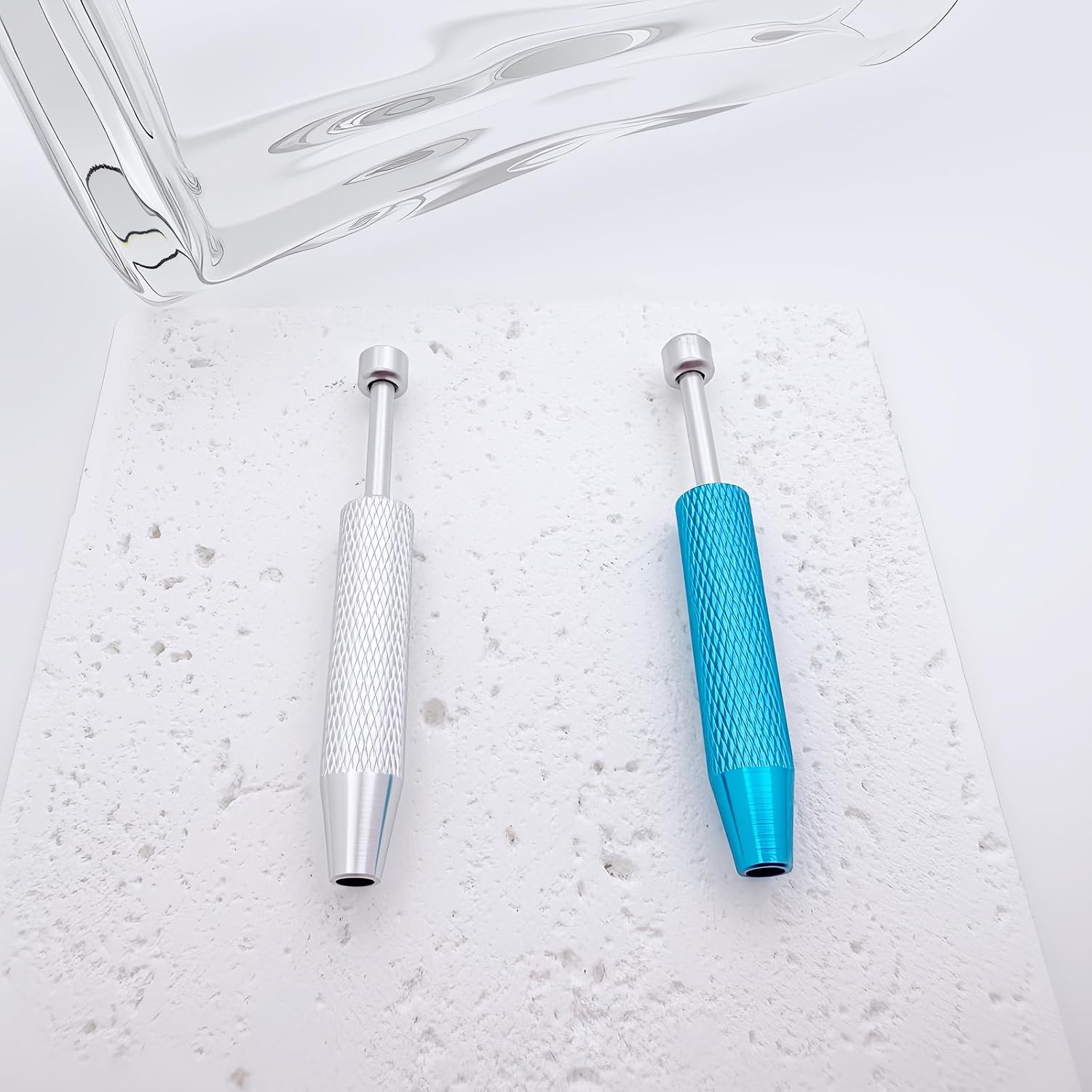 Piercing Taper Ball Grabber Tool for Changing Jewelry Stainless Steel Earrings Applicator Tool Threadless Insertion Pin Body Jewelry Piercing Kit for Ear Nose Lip 12G 14G 16G 18G 20G