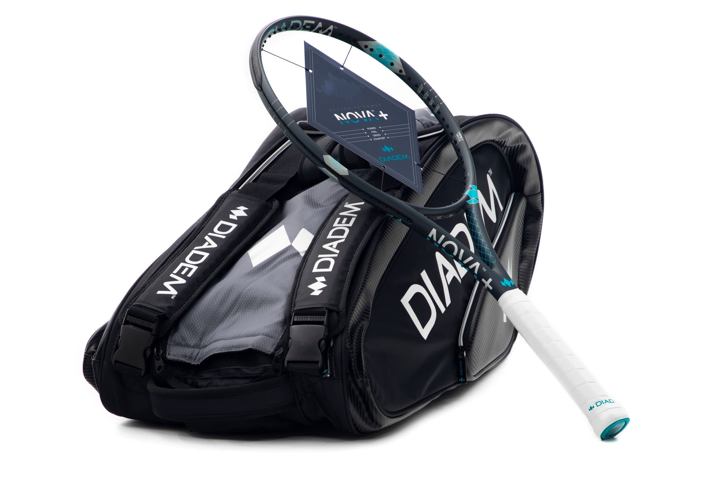 DIADEM 硬式テニスラケット 2本、ラケットバックのセット Amazon