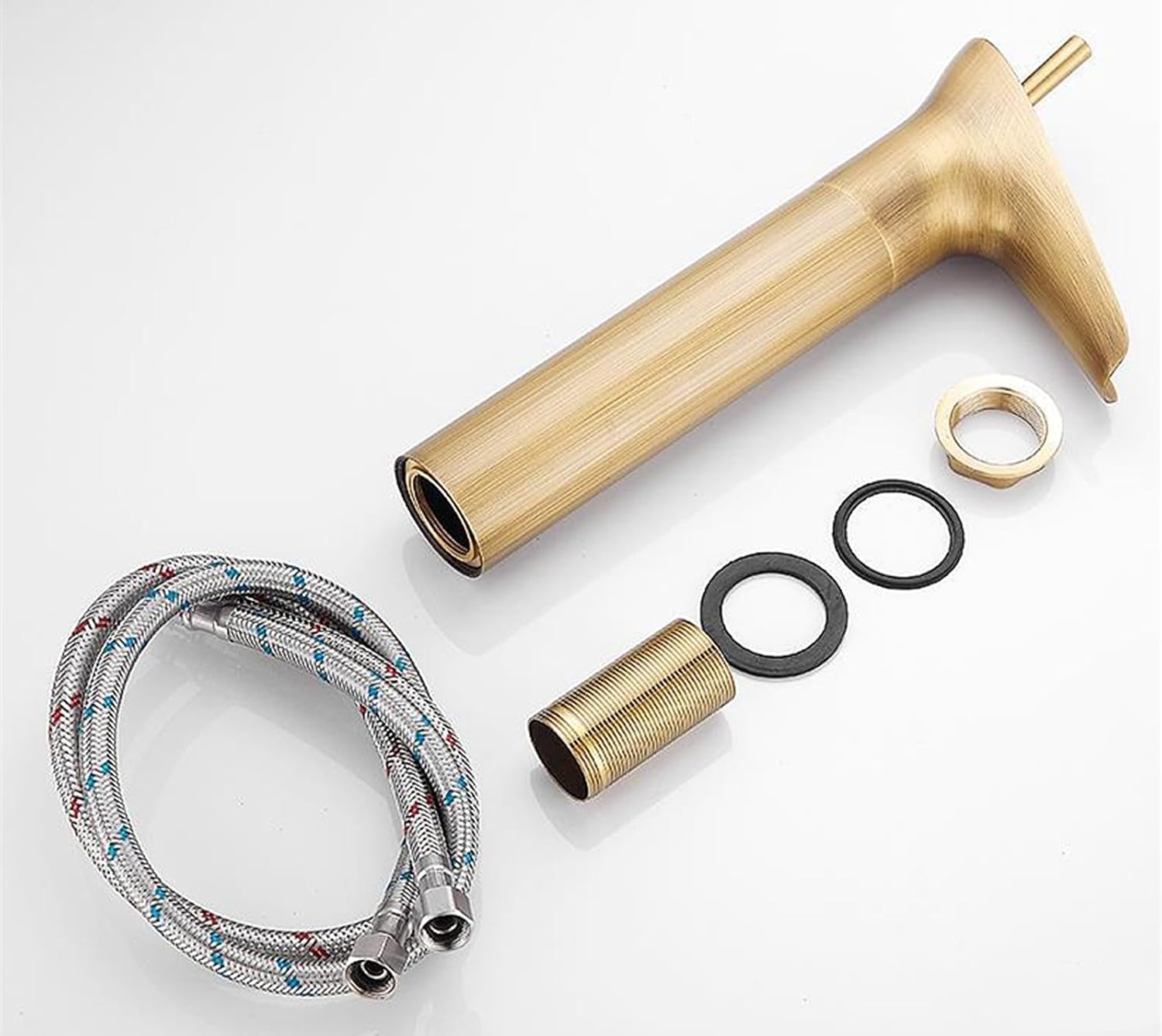 duwanlhridh 滝 洗面台 水道 蛇口 滝 洗面水栓 蛇口 アンティーク 水栓 キッチン 洗面用 アンティーク 単水栓 洗面