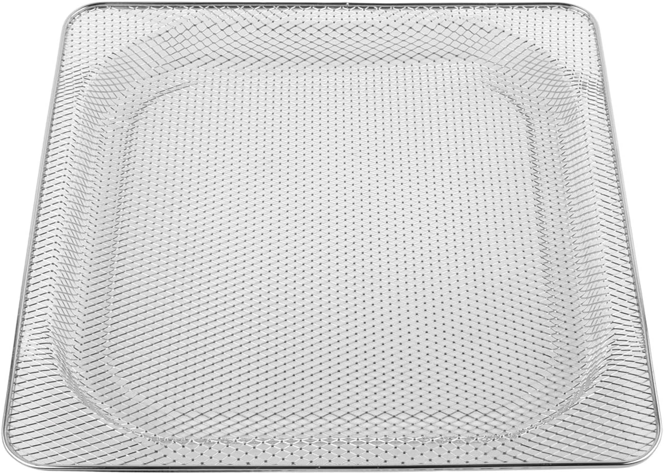 Steel Fryer Basket SP101 SP100 SP101B1 SP101C, Replacement Accessory with Enhanced Airflow Even Cooking, Non-, Silver