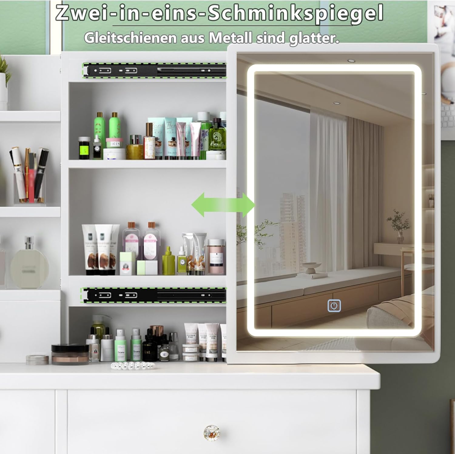 Freeboss T68 Sliding Mirror Feature