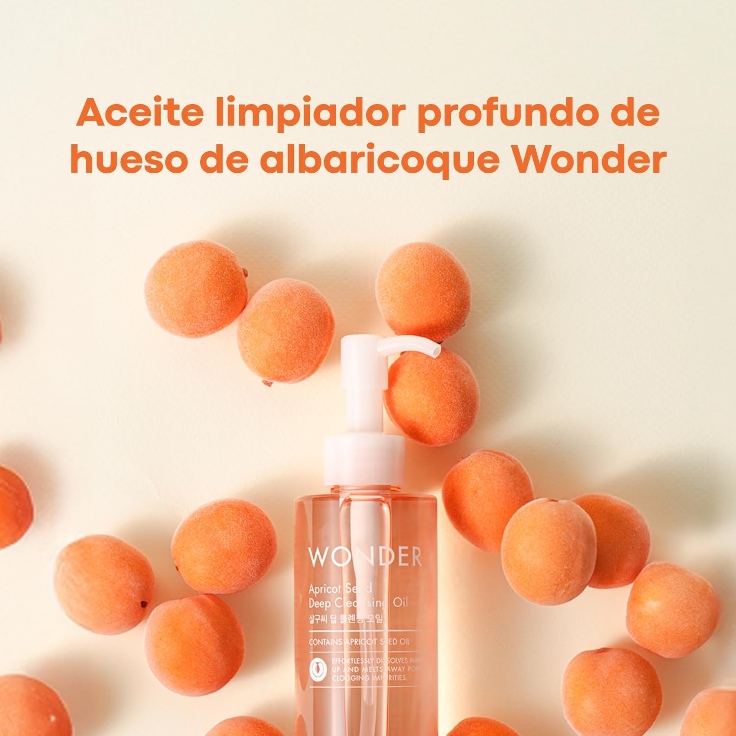 TONYMOLY Wonder Apricot Seed Deep Cleansing Oil - Makeup Blackhead Remover, Deep Cleansing K-Beauty Skincare, 190ml