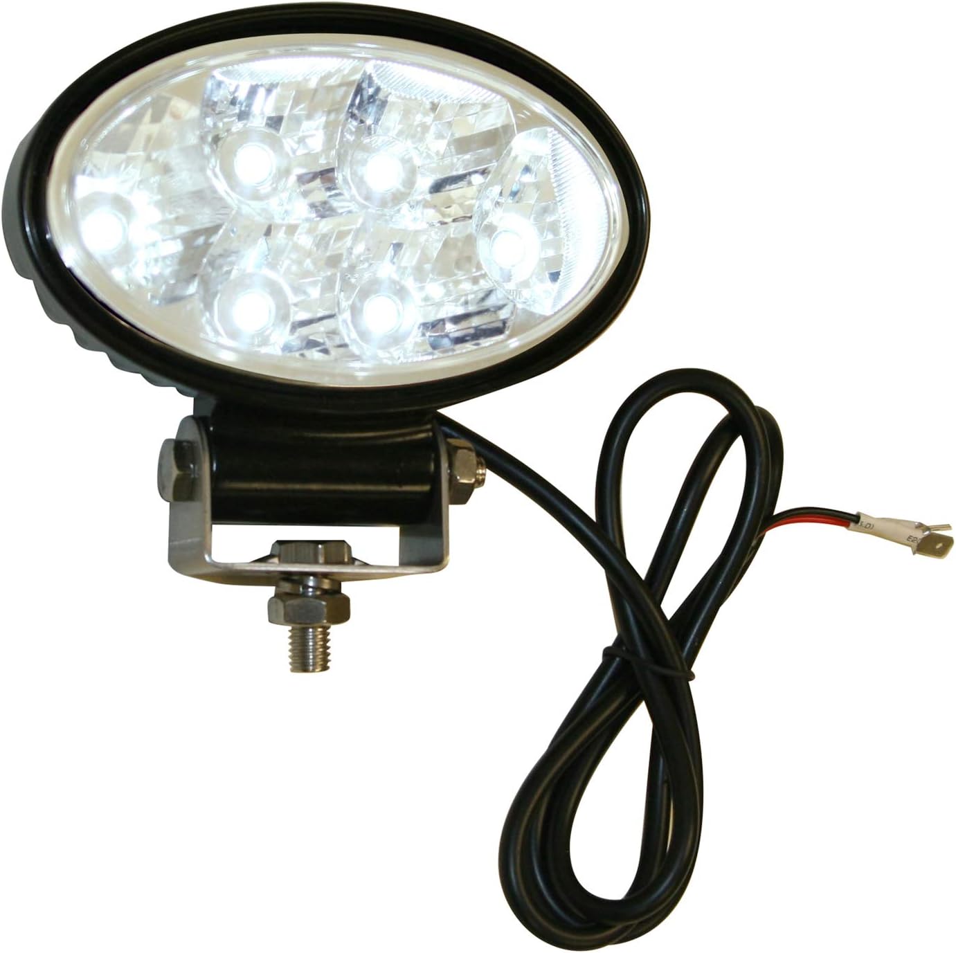 Buyers Products 1492113, 5.5 Inch Wide Oval LED Flood Light, Off Road, Light Bar, Heavy Duty Spot Light for Trucks, Trailers and ATVs, Clear