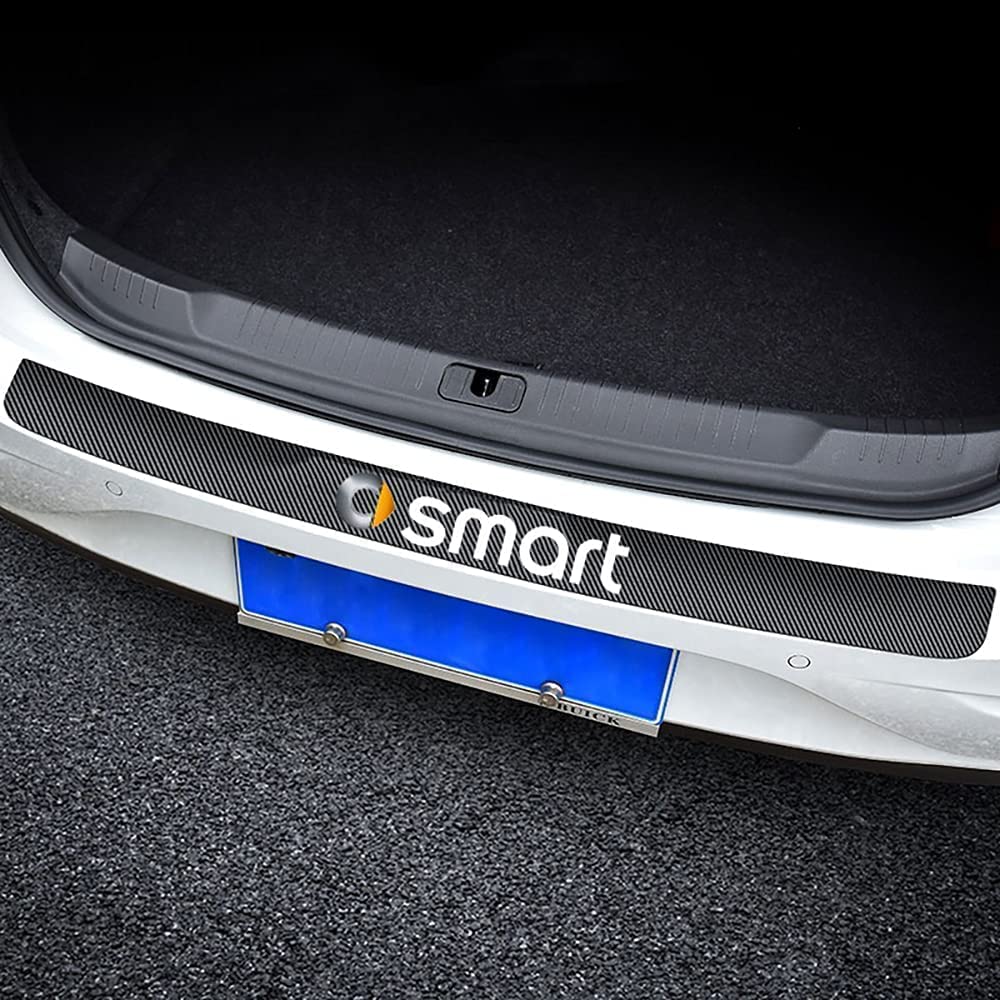 Protection Paraurti Posteriore In Fibra Di Carbonio Per Smart Fortwo/Forfour - Antigraffio