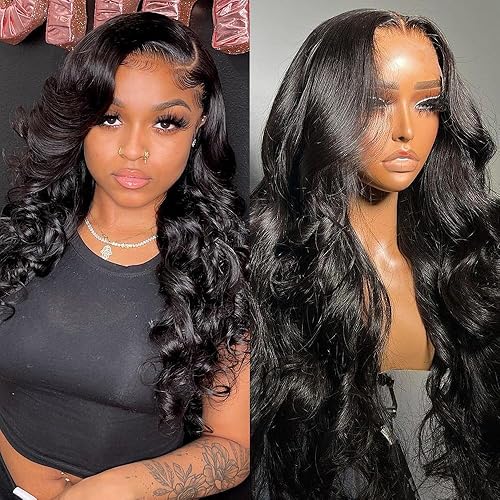 Miniatura 10 de Pelucas con diadema para mujeres negras, pelucas de cabello humano ondulado para usar y llevar, pelucas sin pegamento, peluca de cabello humano