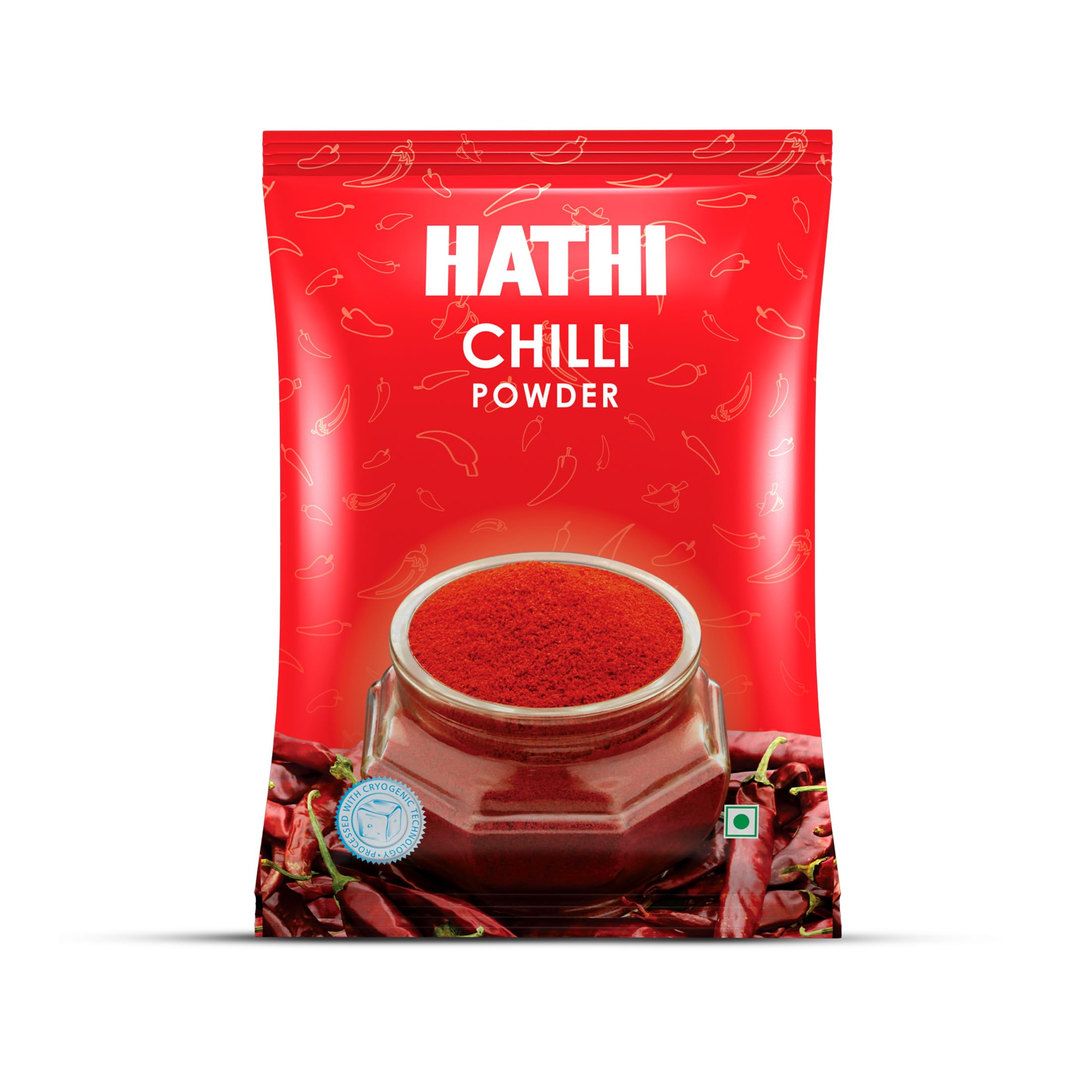 Hathi Masala - Red Chilli Powder 1kg | Strong Pungent Lal Mirch Powder with Rich Aroma & Deep Red Colour for Curries, Gravies & Indian Cooking | Finely Ground Premium Spice | Pack of 1