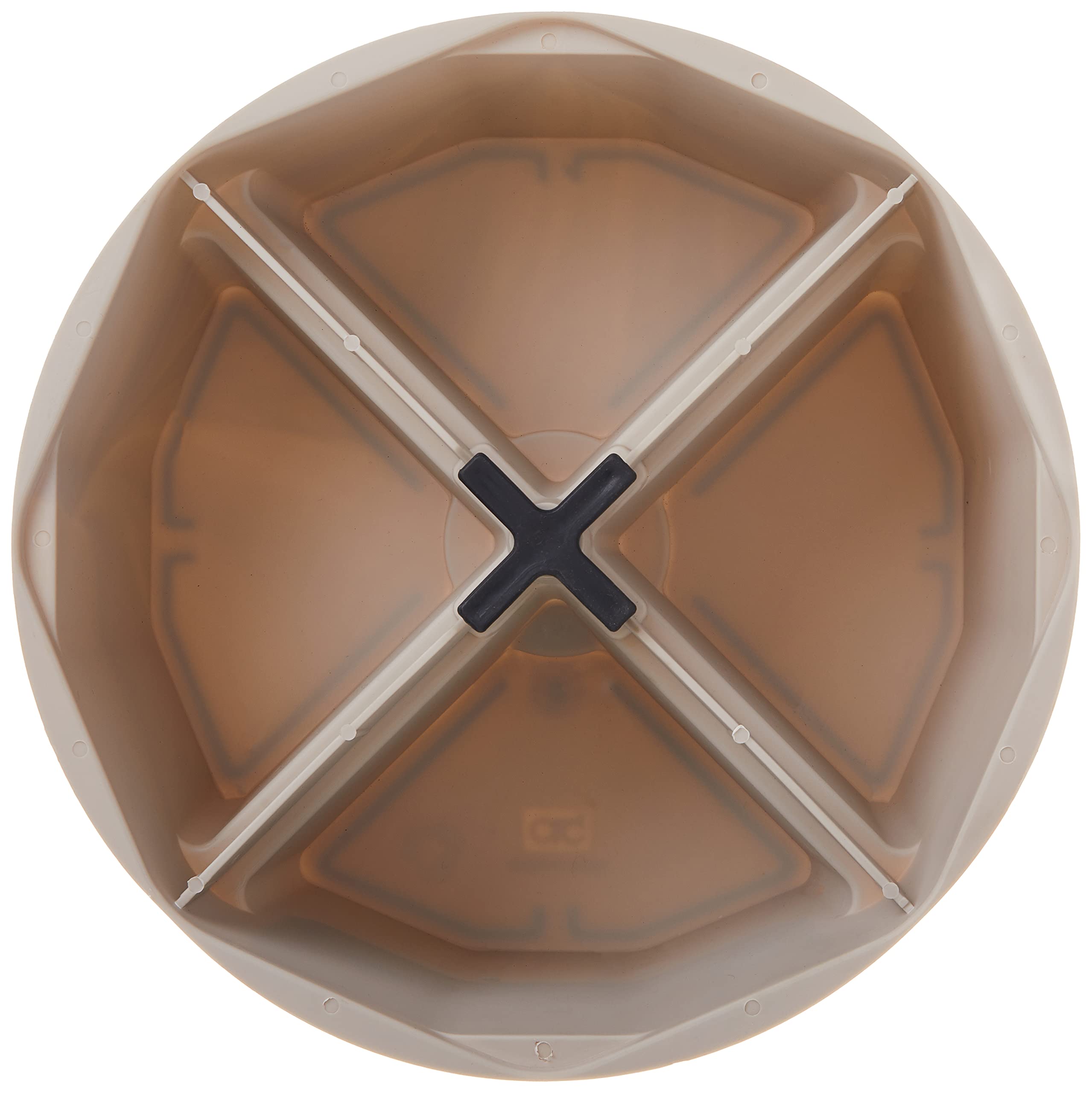 Custom Leathercraft Bucket Tray - Cream White -2