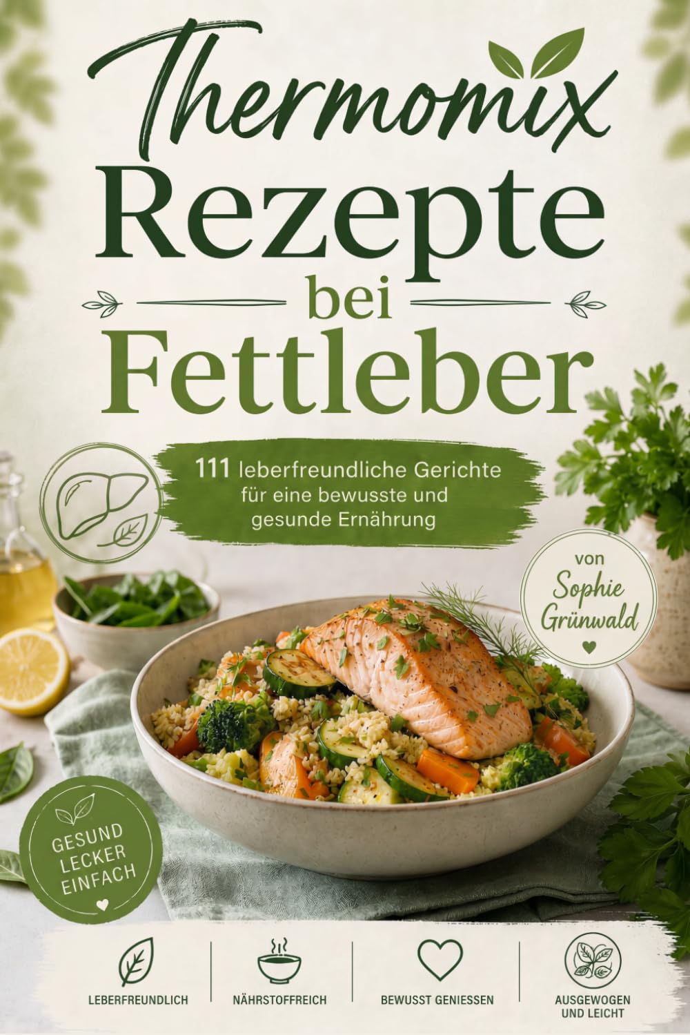 Thermomix Rezepte bei Fettleber: 111 leberfreundliche, leichte und alltagstaugliche Gerichte für eine bewusste Ernährung