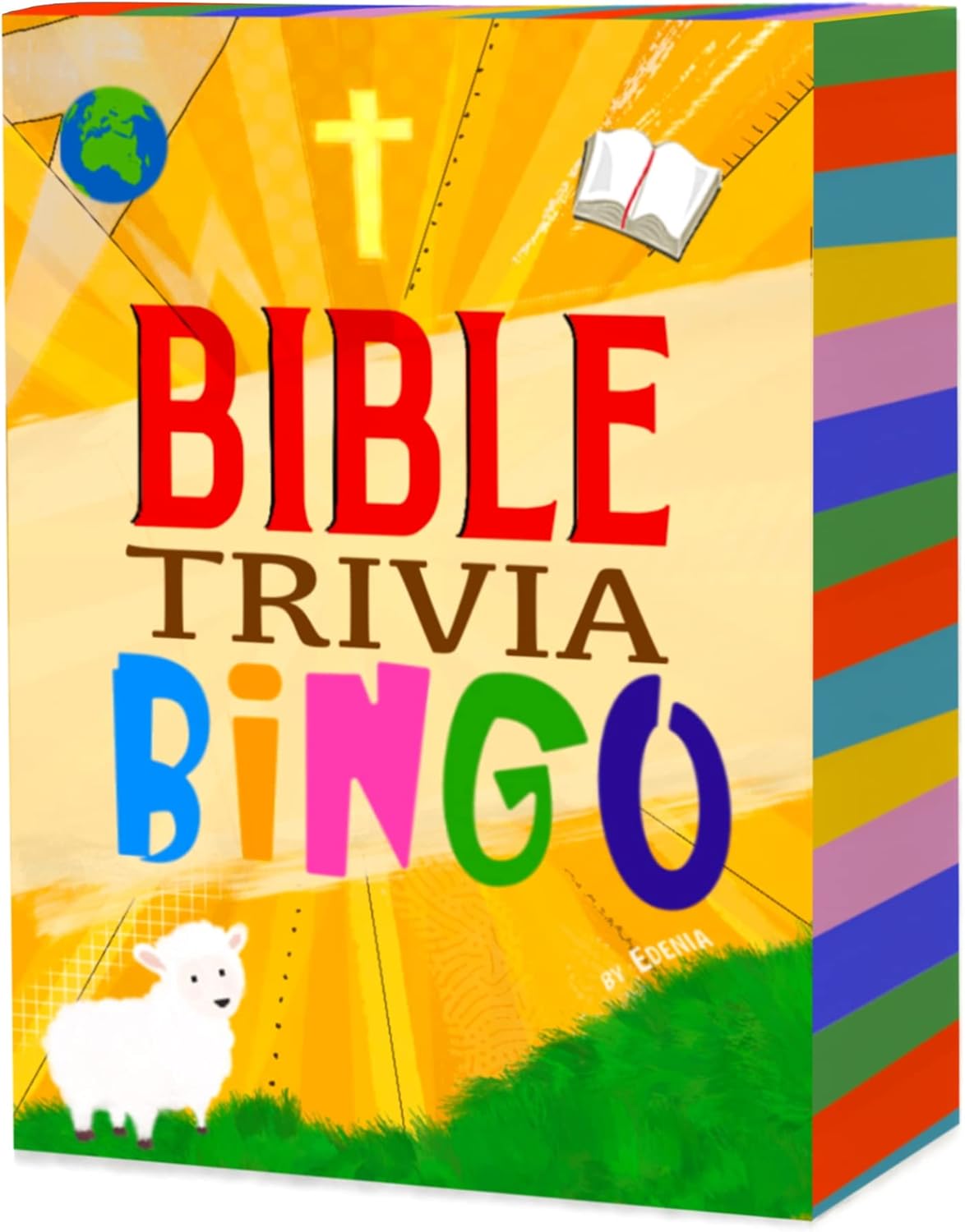 Edenia Bible Trivia Bingo Christian Game for Families