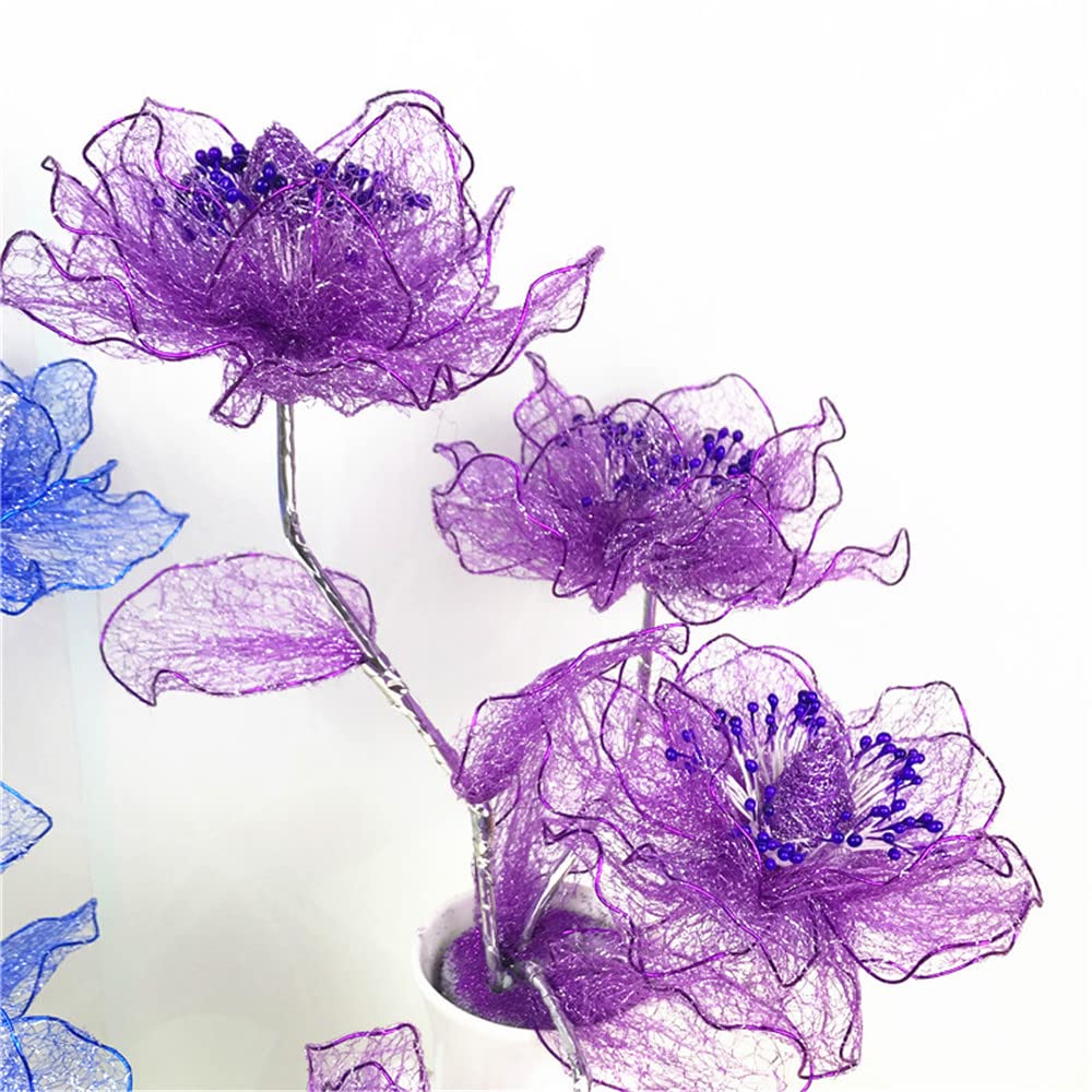 GIVBRO 24pcs Stami Fiore di Natale Pistillo Floreale Centro Decorazione per Simulazione Fiore Nylon Calze Fiore Fare Accessori (#C