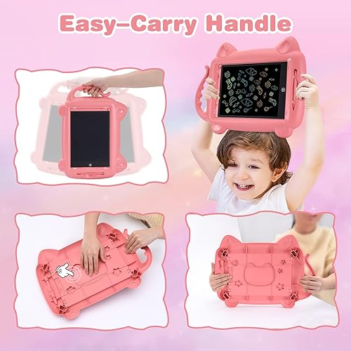 Miniatura 6 de Tableta de escritura LCD para niños, tablero electrónico de dibujo de 12 pulgadas, almohadilla de dibujo reutilizable para niños pequeños, juguetes