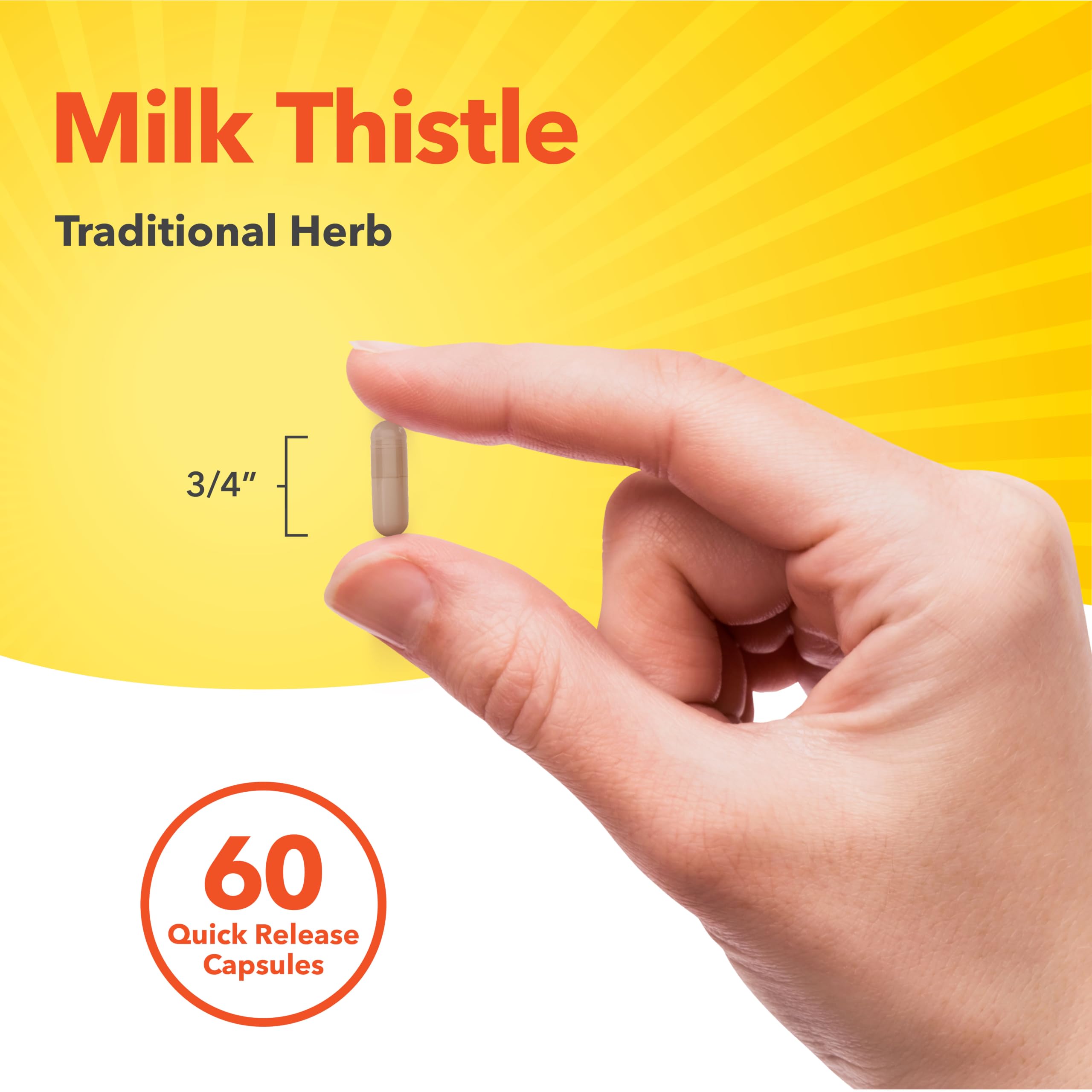 Sundance Milk Thistle | 60 Quick Release Capsules — Amazon image 6