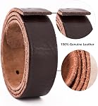 BELTER Ceinture en cuir Hommes Ceintures en cuir 100% Jeans en cuir plein grain Ceinture Homme pour Casual, Cowboy & Porter du travail