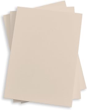 Chardonnay Beige Flat Card - A7 Gmund Colors Matt 5 1/8 x 7 111C, 25 Pack