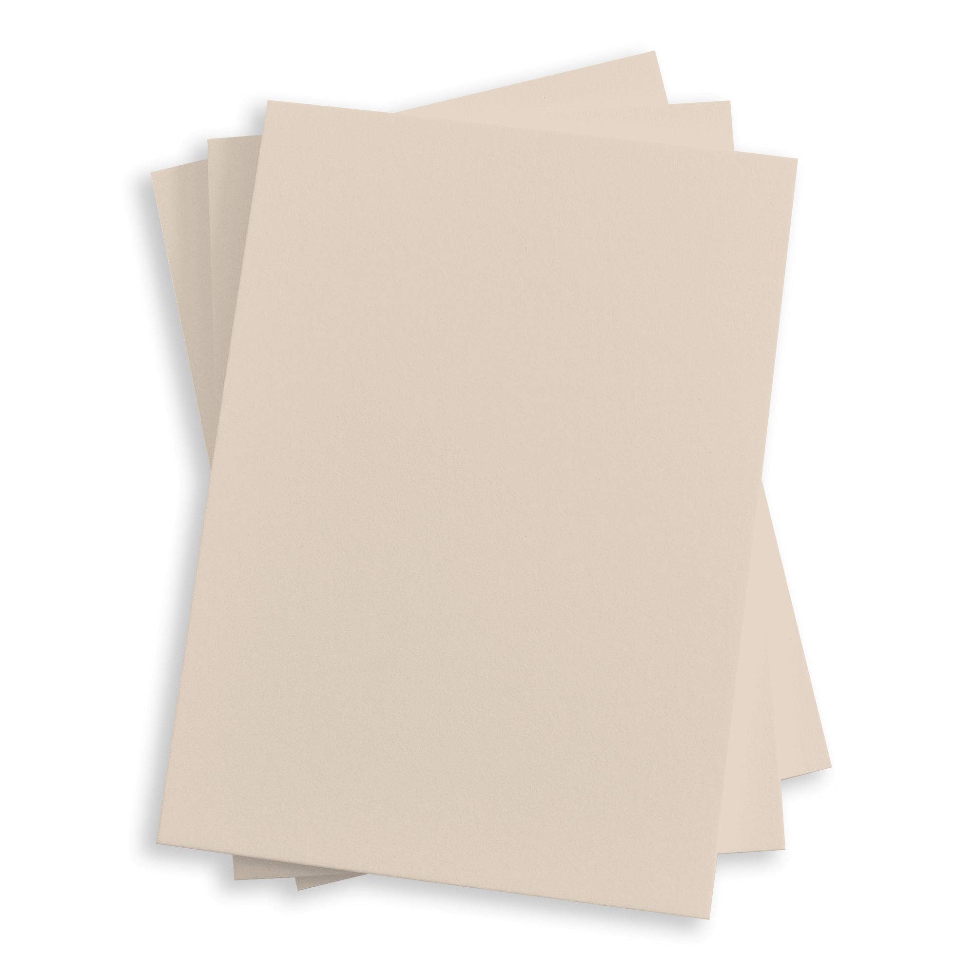 Chardonnay Beige Flat Card - A9 Gmund Colors Matt 5 1/2 x 8 1/2 111C, 25 Pack