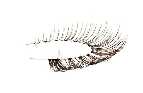Miniatura 6 de Pestañas postizas naturales, pestañas marrones, pestañas postizas de color claro 3D, pestañas cortas hechas a mano, pestañas postizas naturales,