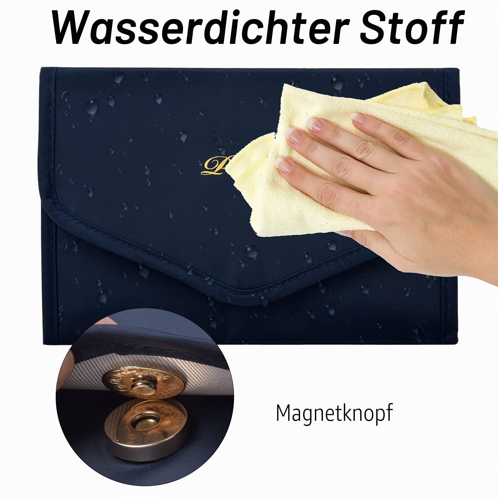 Tasche mit Schmuckrollen für Reisen, faltbar, Aufbewahrungstasche für Schmuck, Organizer, Schmuckbeutel, zur Aufbewahrung von Armbändern, Halsketten, Ringen