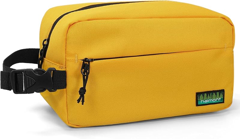 Haimont Small Freezable Snack Cooler Bag, Reusable Freezable Mini Cooler Bag for Outdoor, Airplane, Travel, Wear Resistant, Yellow