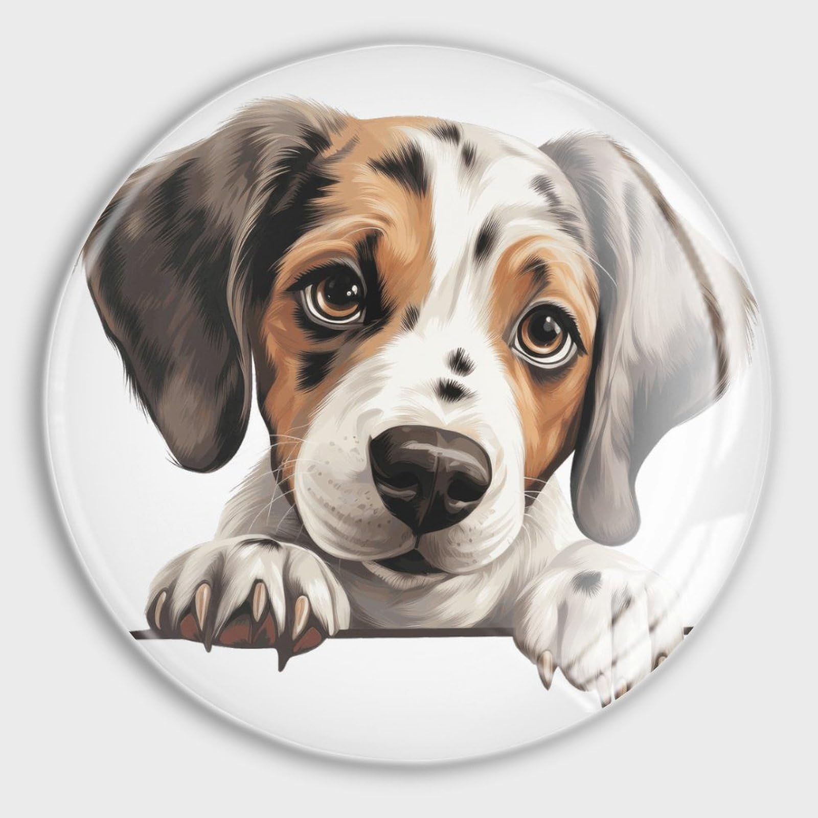 Imanes para nevera de perro Pointer antideslizantes para notas de oficina